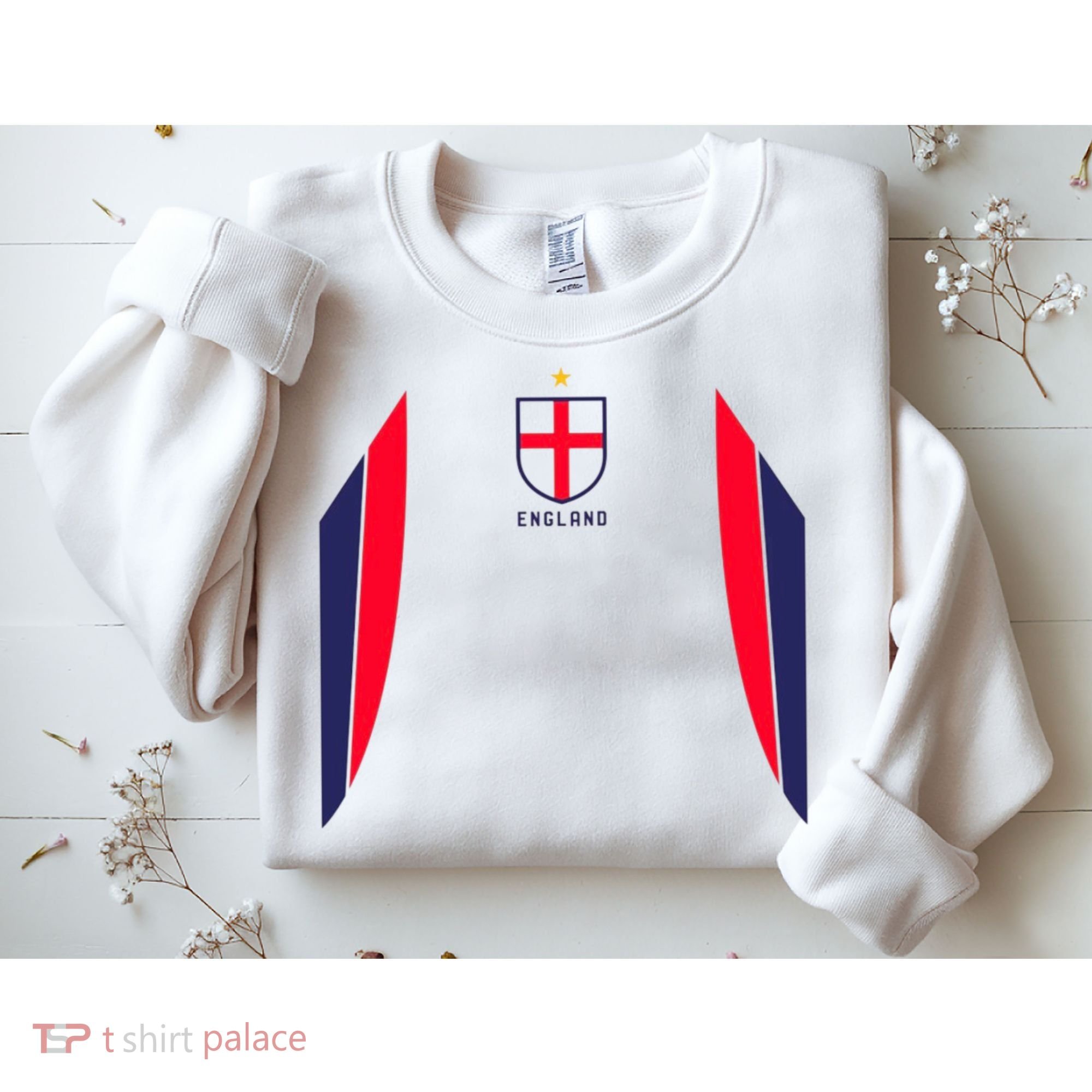 Cool England Soccer Jersey Sweatshirt