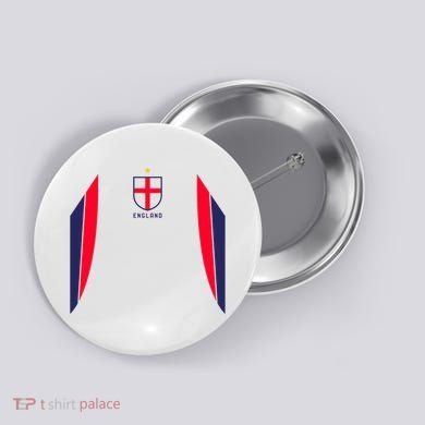 Cool England Soccer Jersey Button