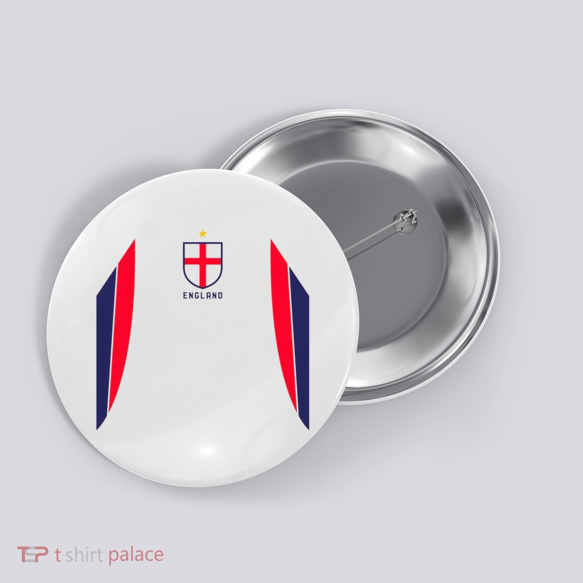 Cool England Soccer Jersey Button