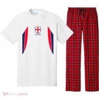 Cool England Soccer Jersey Pajama Set thumb 0