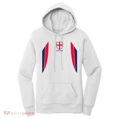 Cool England Soccer Jersey Women's Hoodie