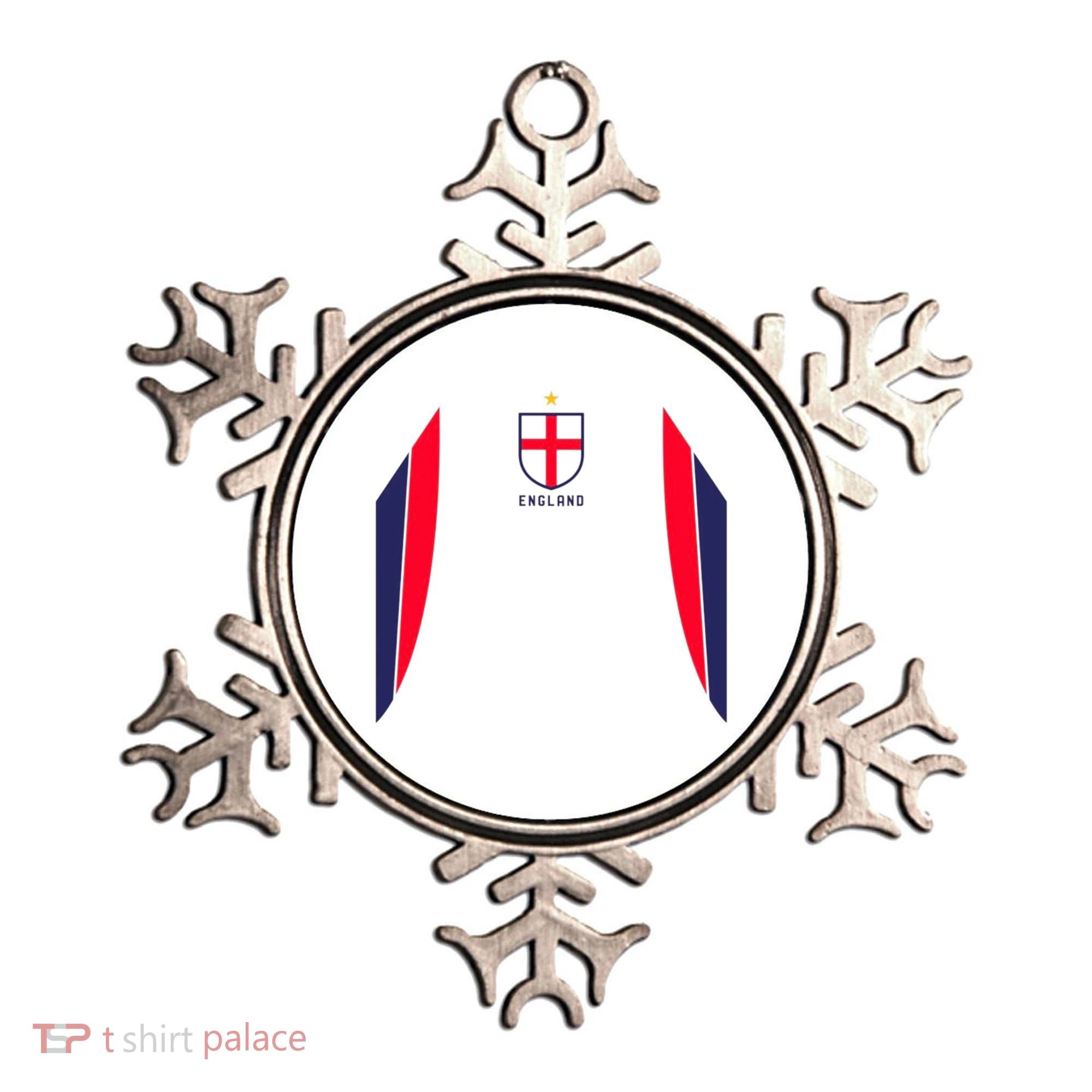 Cool England Soccer Jersey Ornament