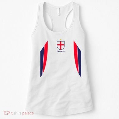 Cool England Soccer Jersey Women's Tank Top