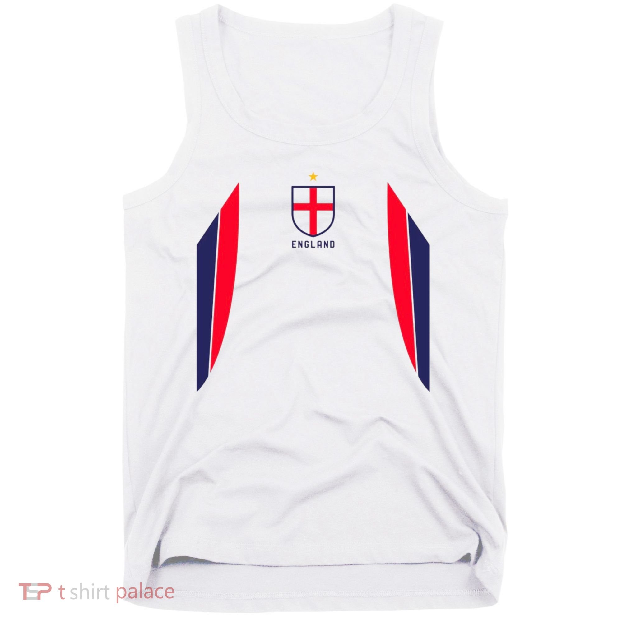 Cool England Soccer Jersey Tank Top