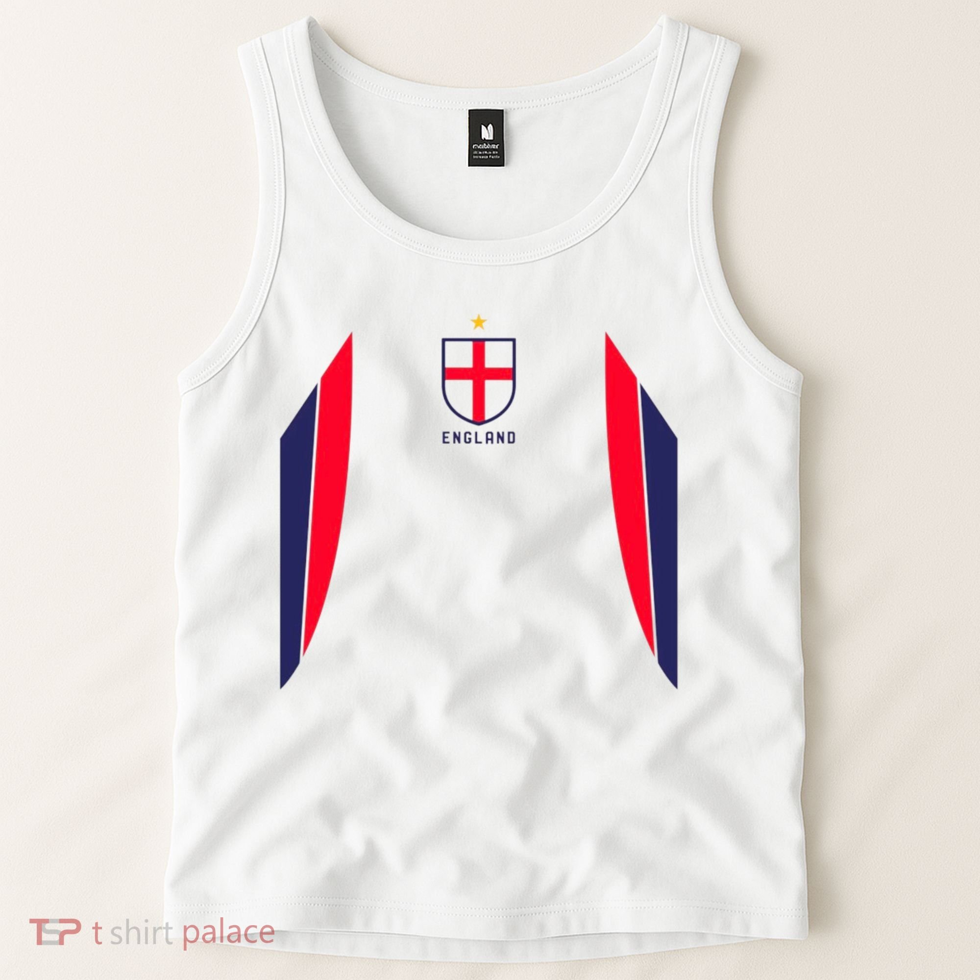 Cool England Soccer Jersey Tank Top