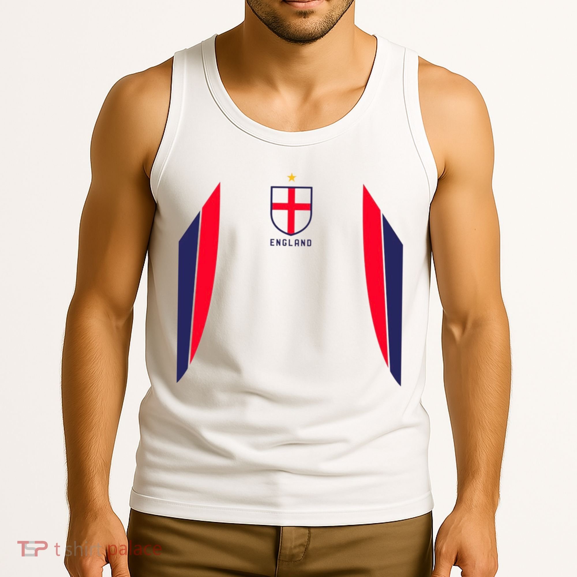 Cool England Soccer Jersey Tank Top