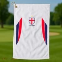 Cool England Soccer Jersey Golf Towel thumb 1