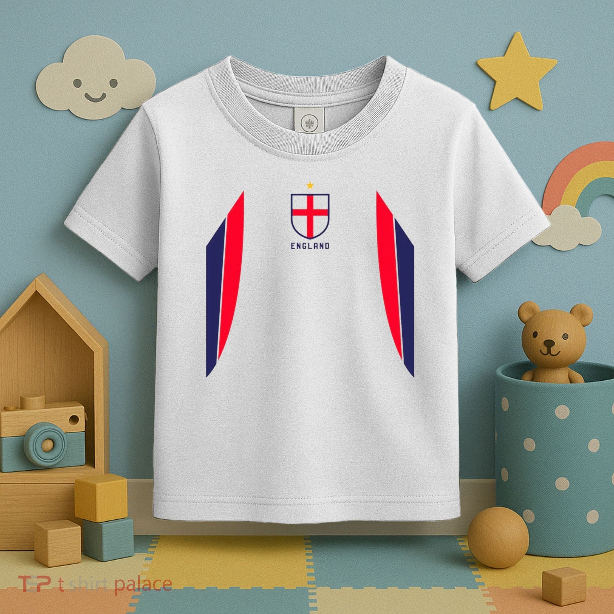Cool England Soccer Jersey Toddler T-Shirt
