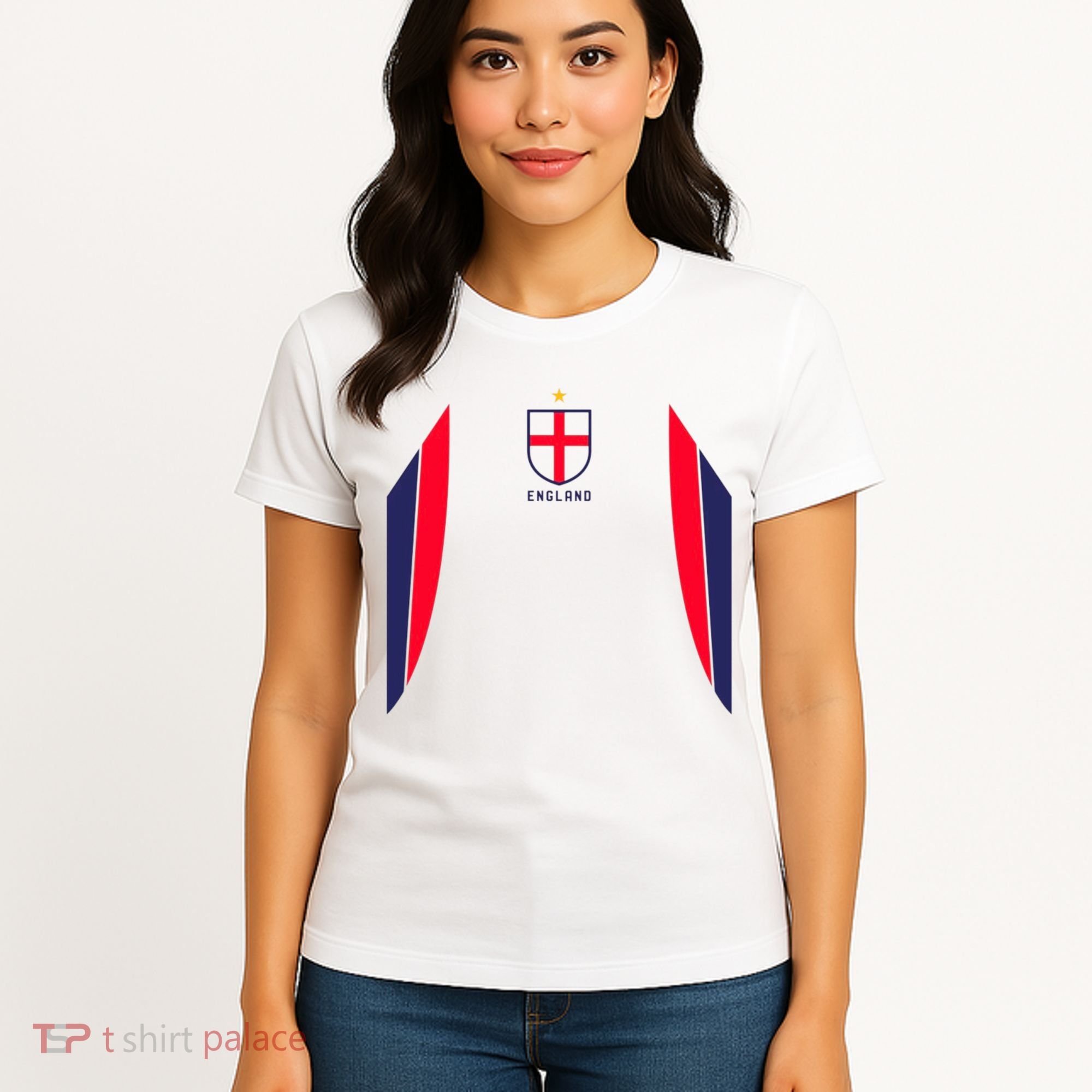 Cool England Soccer Jersey Women's T-Shirt