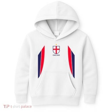 Cool England Soccer Jersey Kids Hoodie