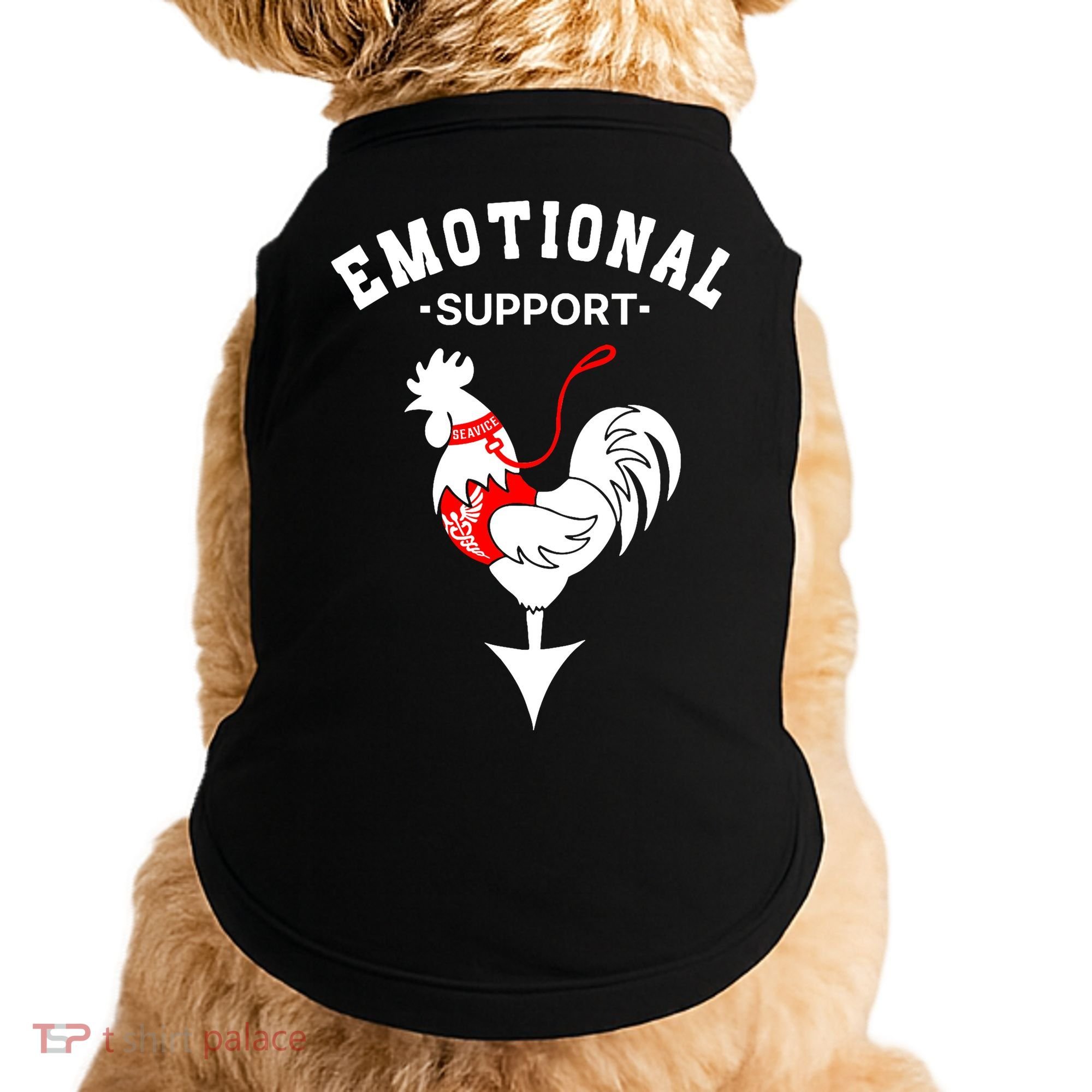 Chicken Emotional Support Cock Doggie Tank