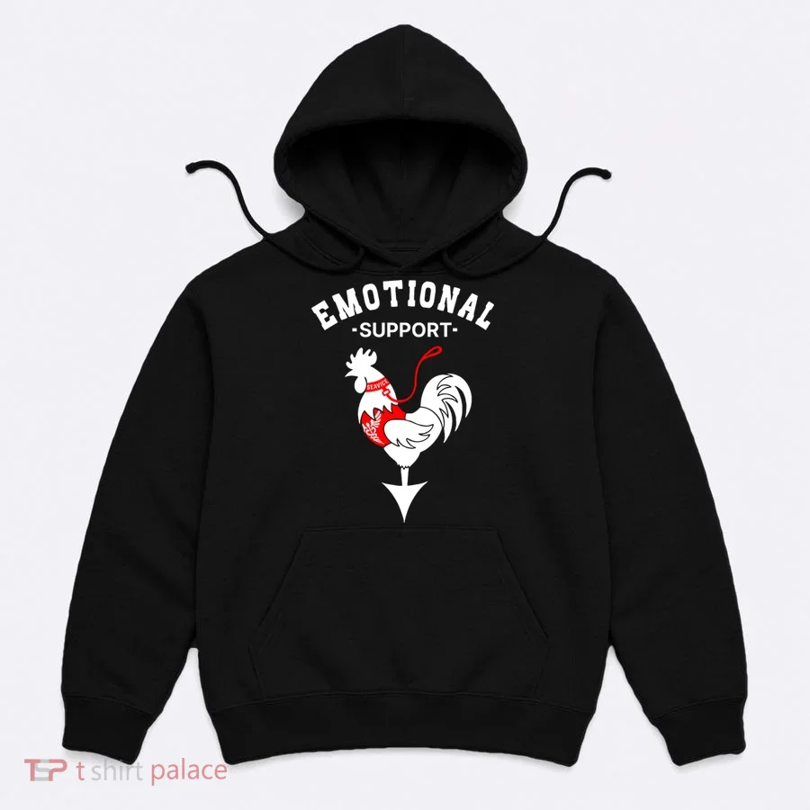 Chicken Emotional Support Cock Hoodie