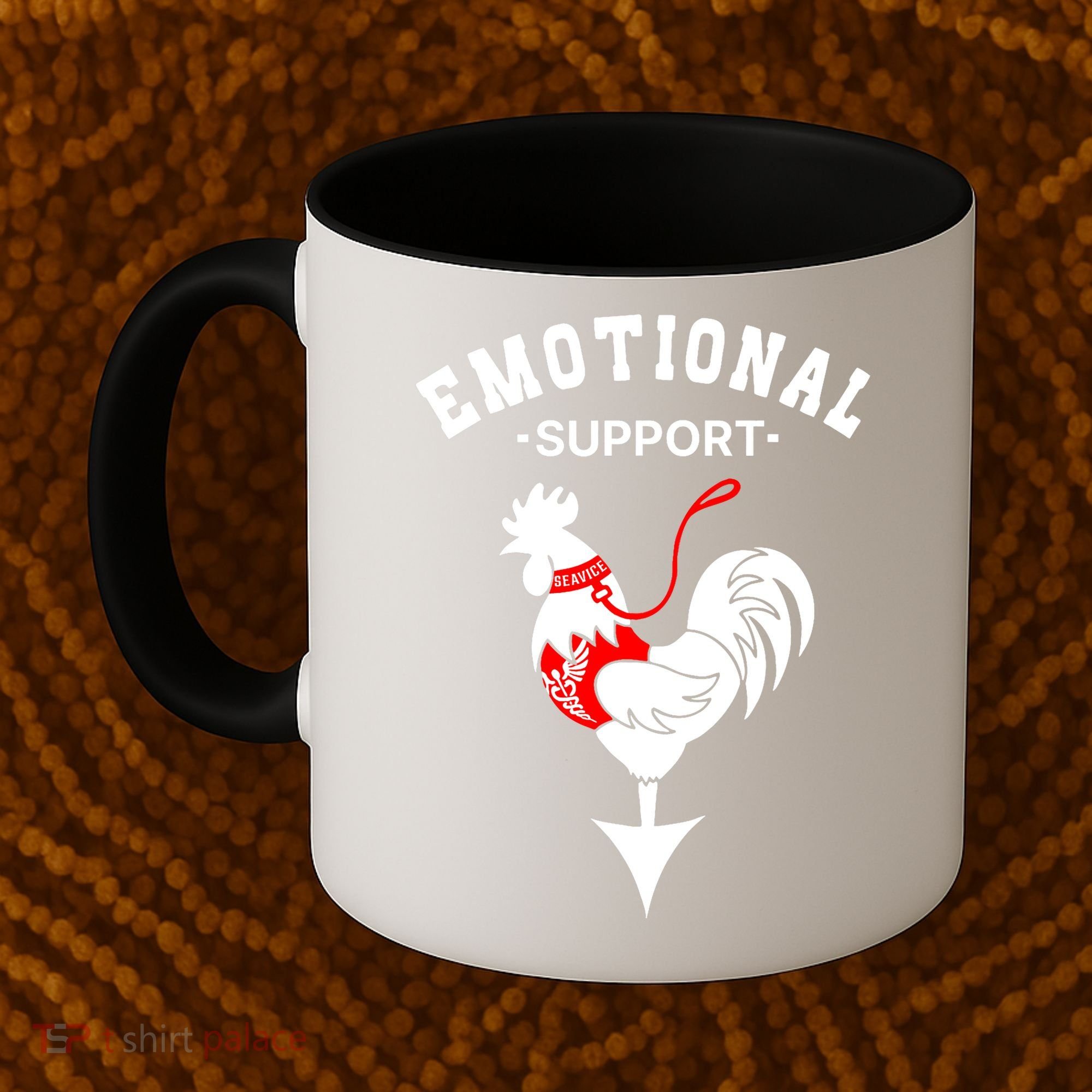 Chicken Emotional Support Cock Coffee Mug