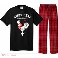 Chicken Emotional Support Cock Pajama Set thumb 0