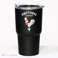 Chicken Emotional Support Cock Tumbler thumb 0