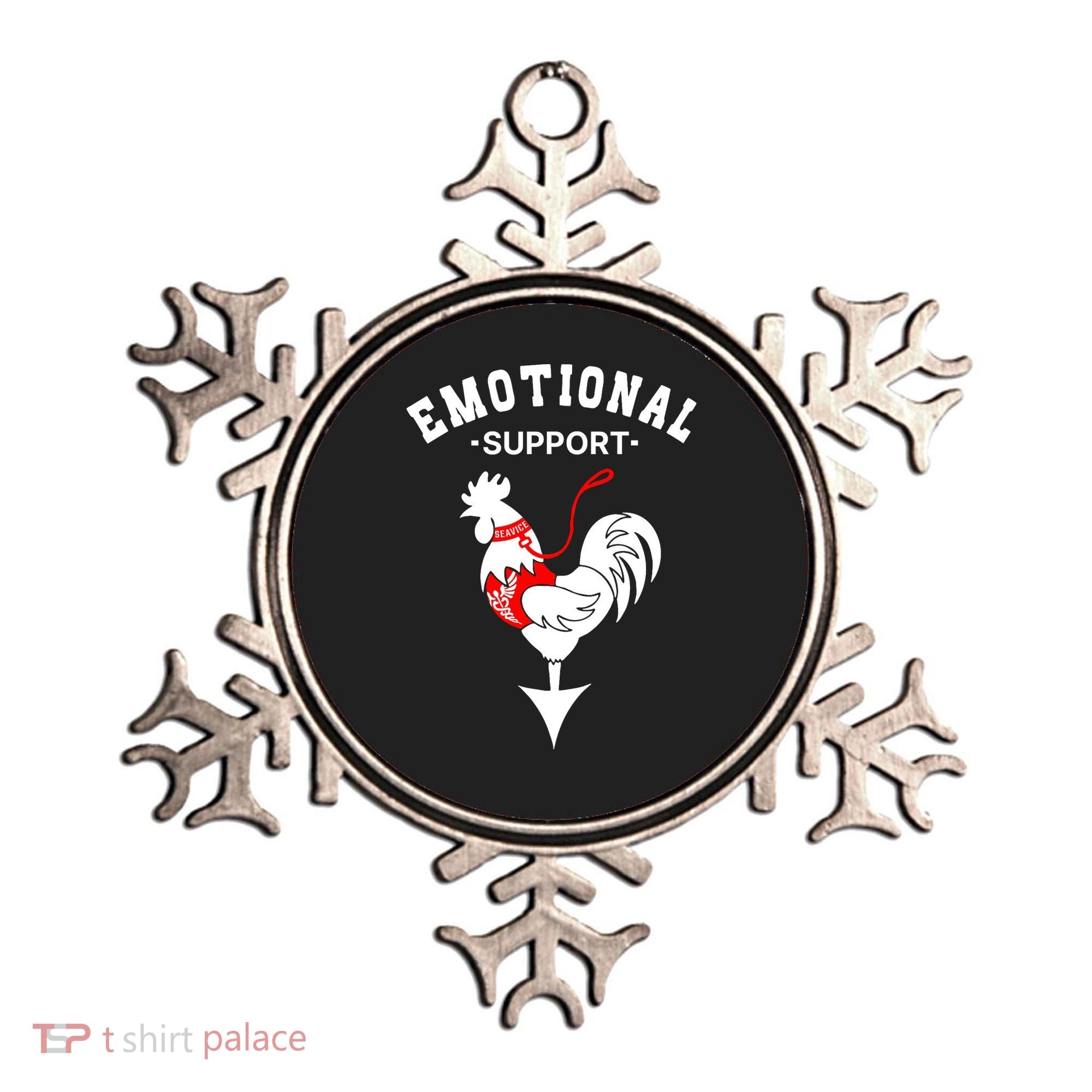 Chicken Emotional Support Cock Ornament