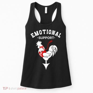 Chicken Emotional Support Cock Women's Tank Top