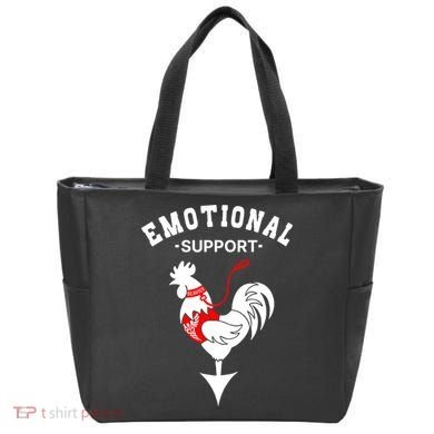 Chicken Emotional Support Cock Tote Bag