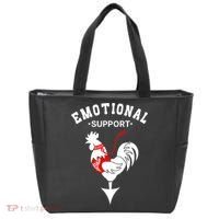 Chicken Emotional Support Cock Tote Bag thumb 0