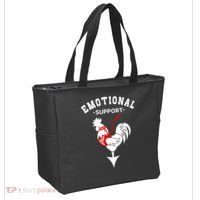 Chicken Emotional Support Cock Tote Bag thumb 2