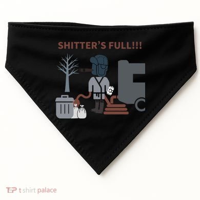 Cousin Eddie “Shitter’s Full” USA-Made Doggie Bandana