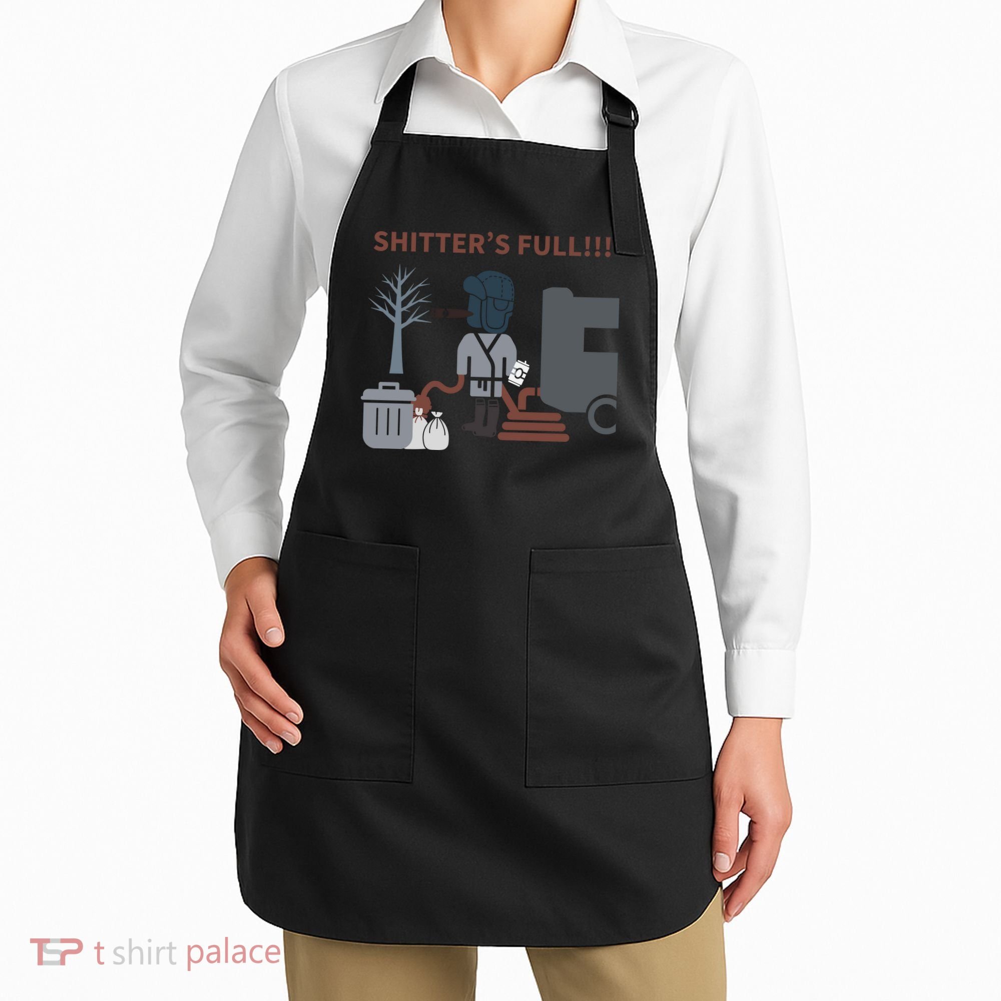 Cousin Eddie “Shitter’s Full” Apron