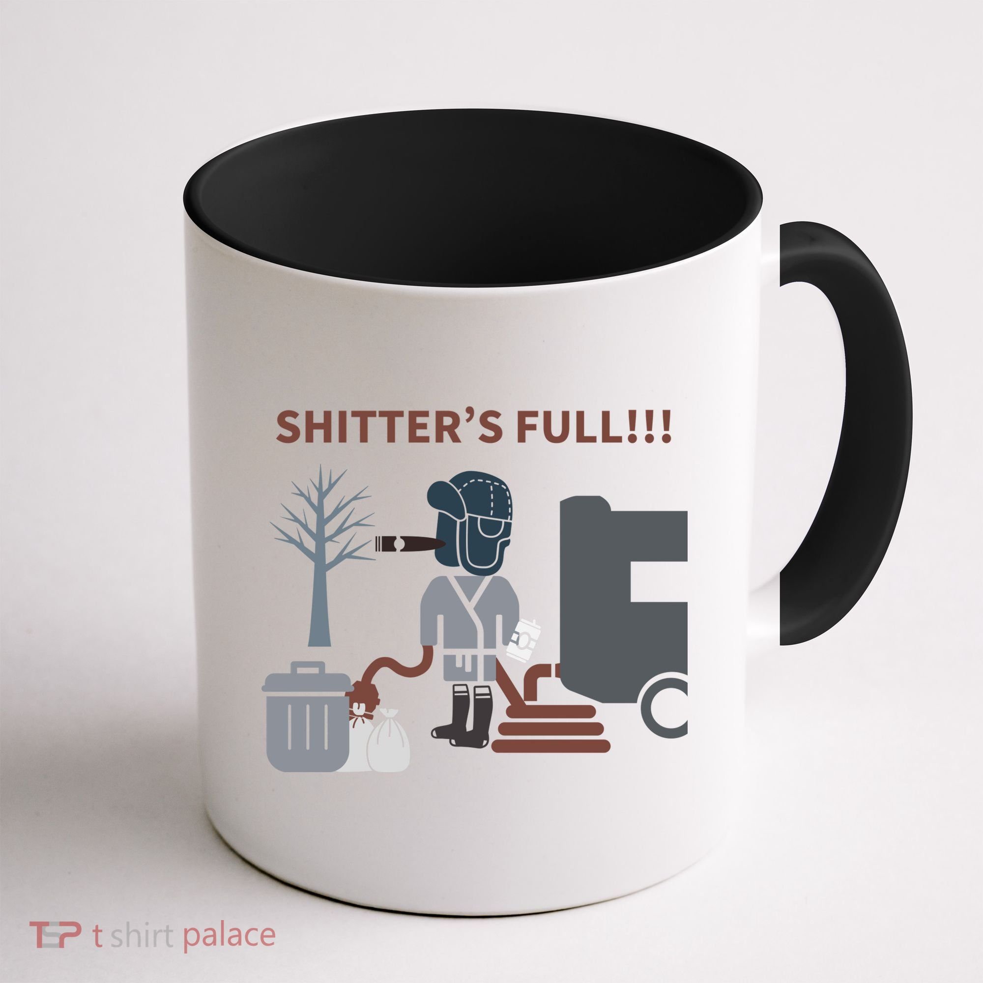 Cousin Eddie “Shitter’s Full” Coffee Mug