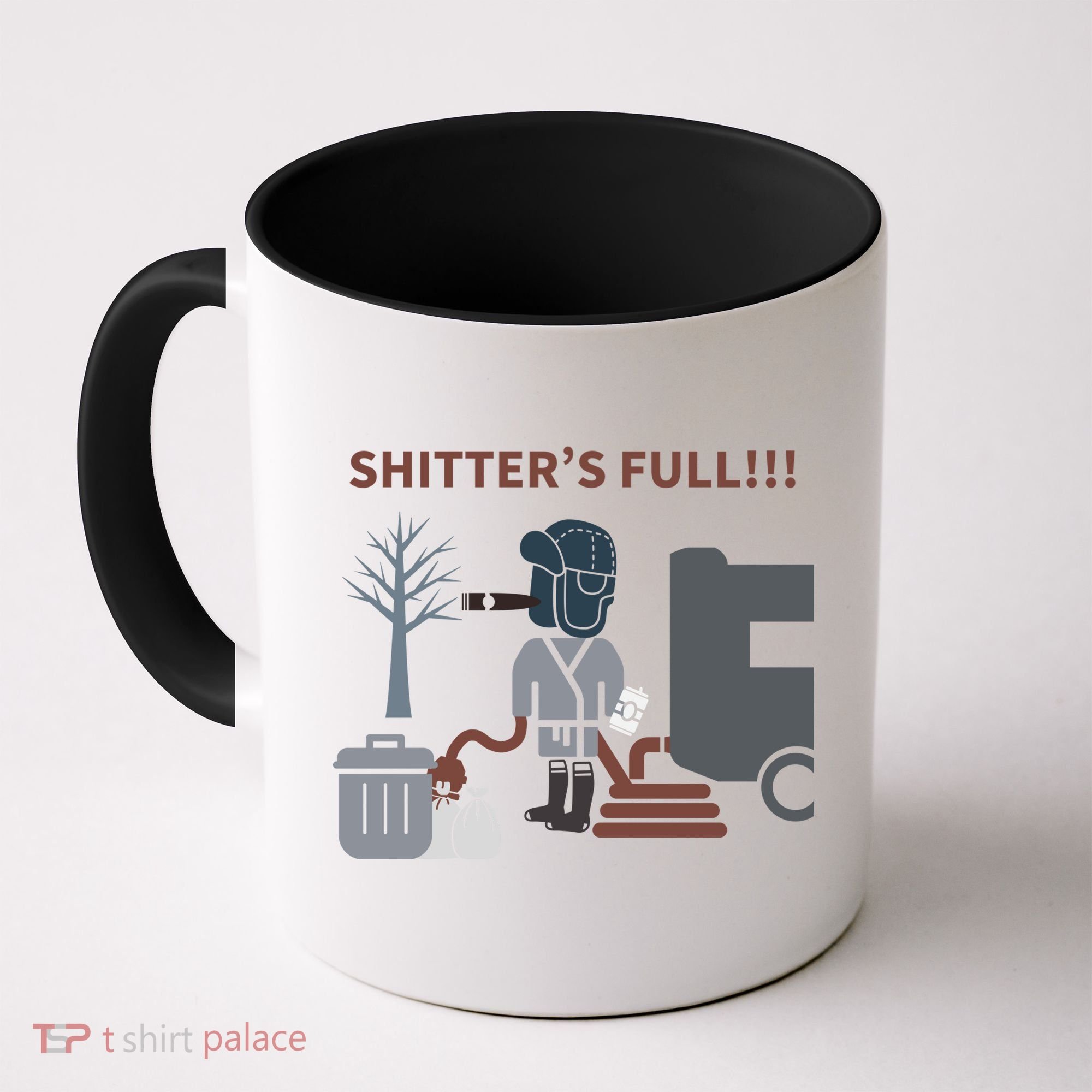 Cousin Eddie “Shitter’s Full” Coffee Mug
