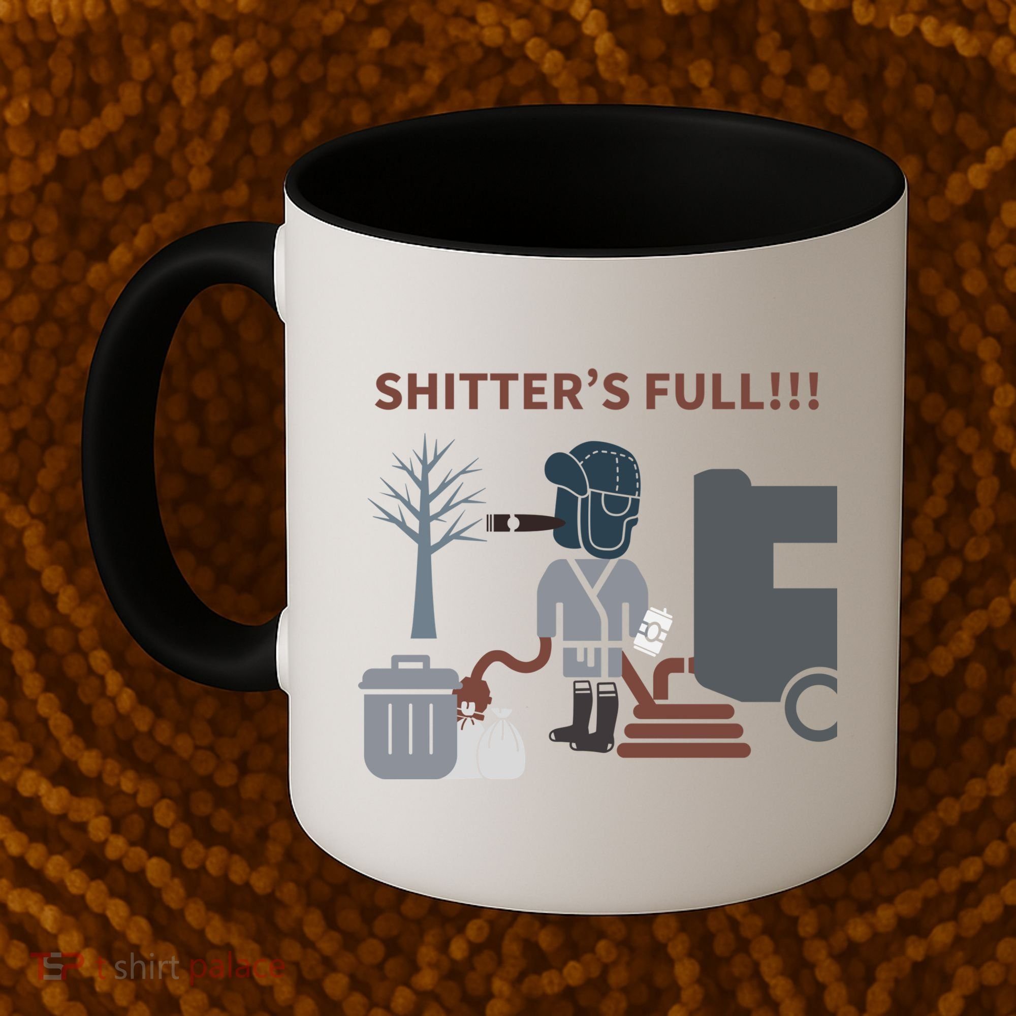 Cousin Eddie “Shitter’s Full” Coffee Mug