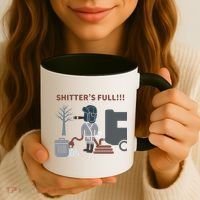 Cousin Eddie “Shitter’s Full” Coffee Mug thumb 3