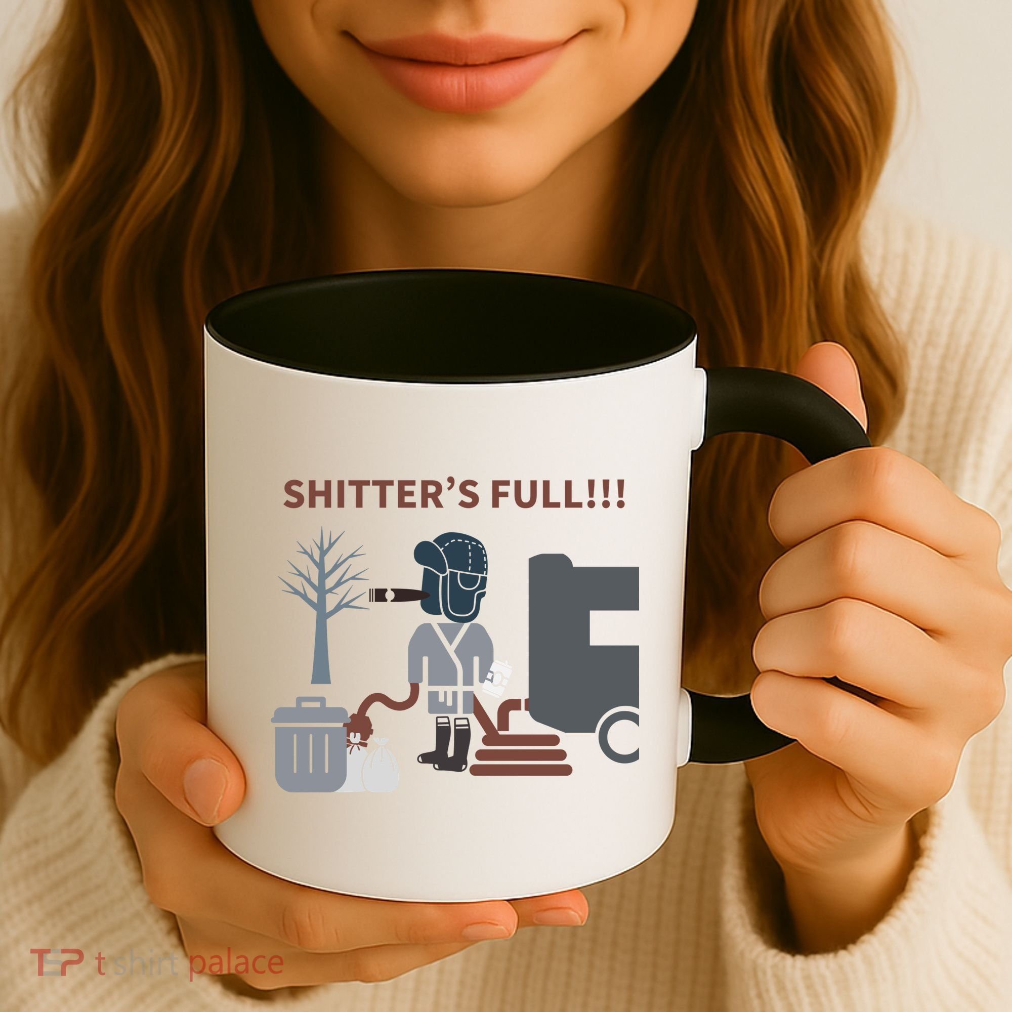 Cousin Eddie “Shitter’s Full” Coffee Mug