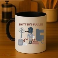 Cousin Eddie “Shitter’s Full” Coffee Mug thumb 4