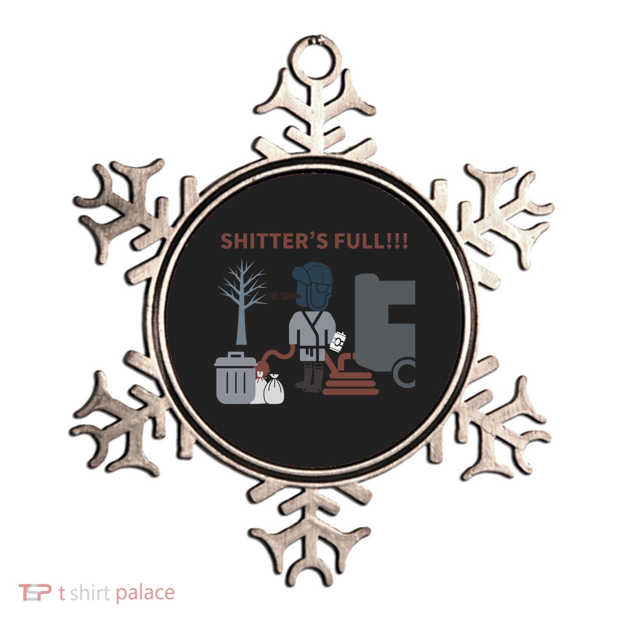 Cousin Eddie “Shitter’s Full” Ornament
