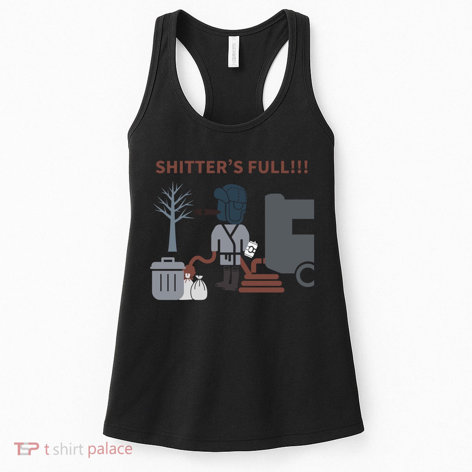 Cousin Eddie “Shitter’s Full” Women's Tank Top