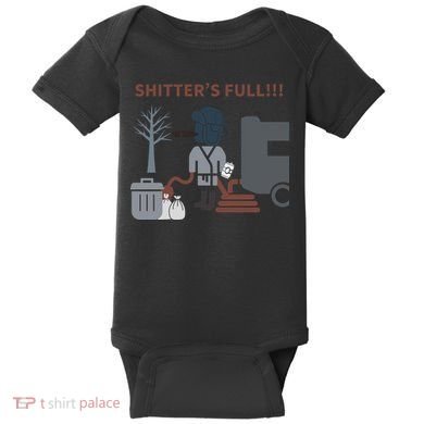 Cousin Eddie “Shitter’s Full” Baby Bodysuit