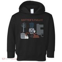 Cousin Eddie “Shitter’s Full” Toddler Hoodie thumb 0