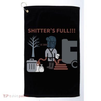 Cousin Eddie “Shitter’s Full” Golf Towel