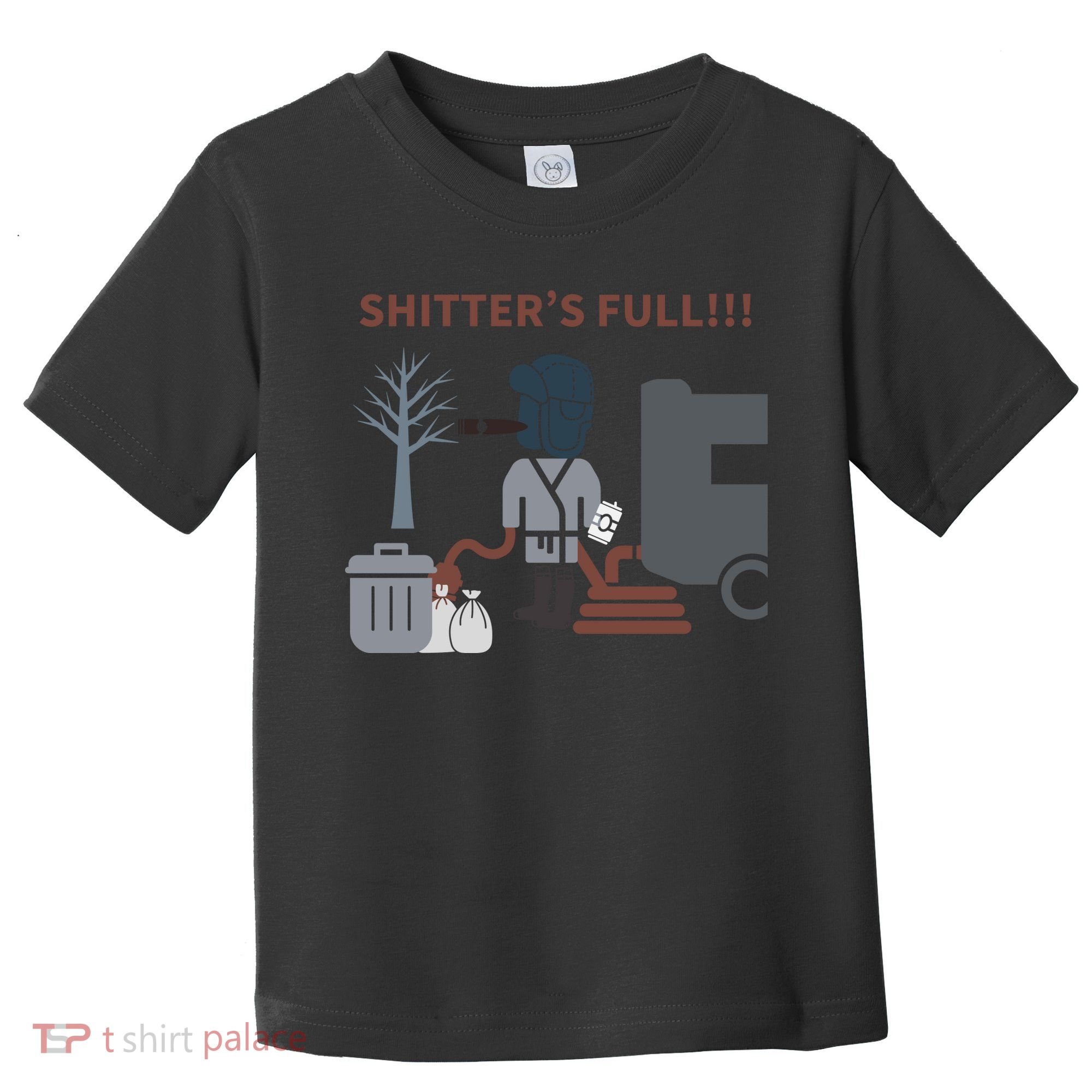 Cousin Eddie “Shitter’s Full” Toddler T-Shirt