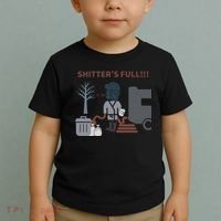 Cousin Eddie “Shitter’s Full” Toddler T-Shirt thumb 2
