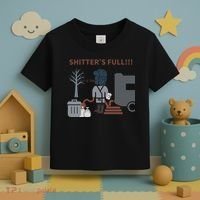 Cousin Eddie “Shitter’s Full” Toddler T-Shirt thumb 3