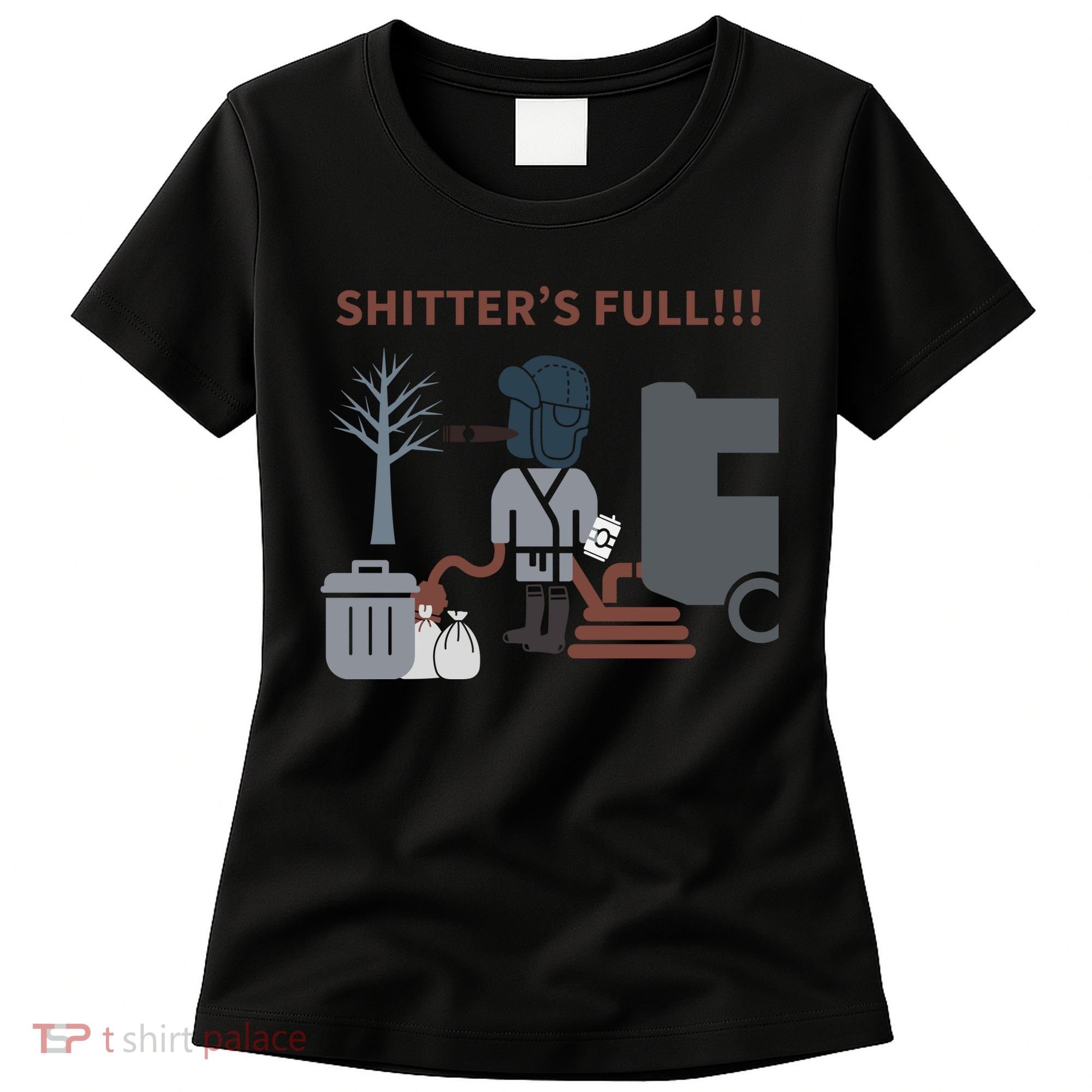 Cousin Eddie “Shitter’s Full” Women's T-Shirt