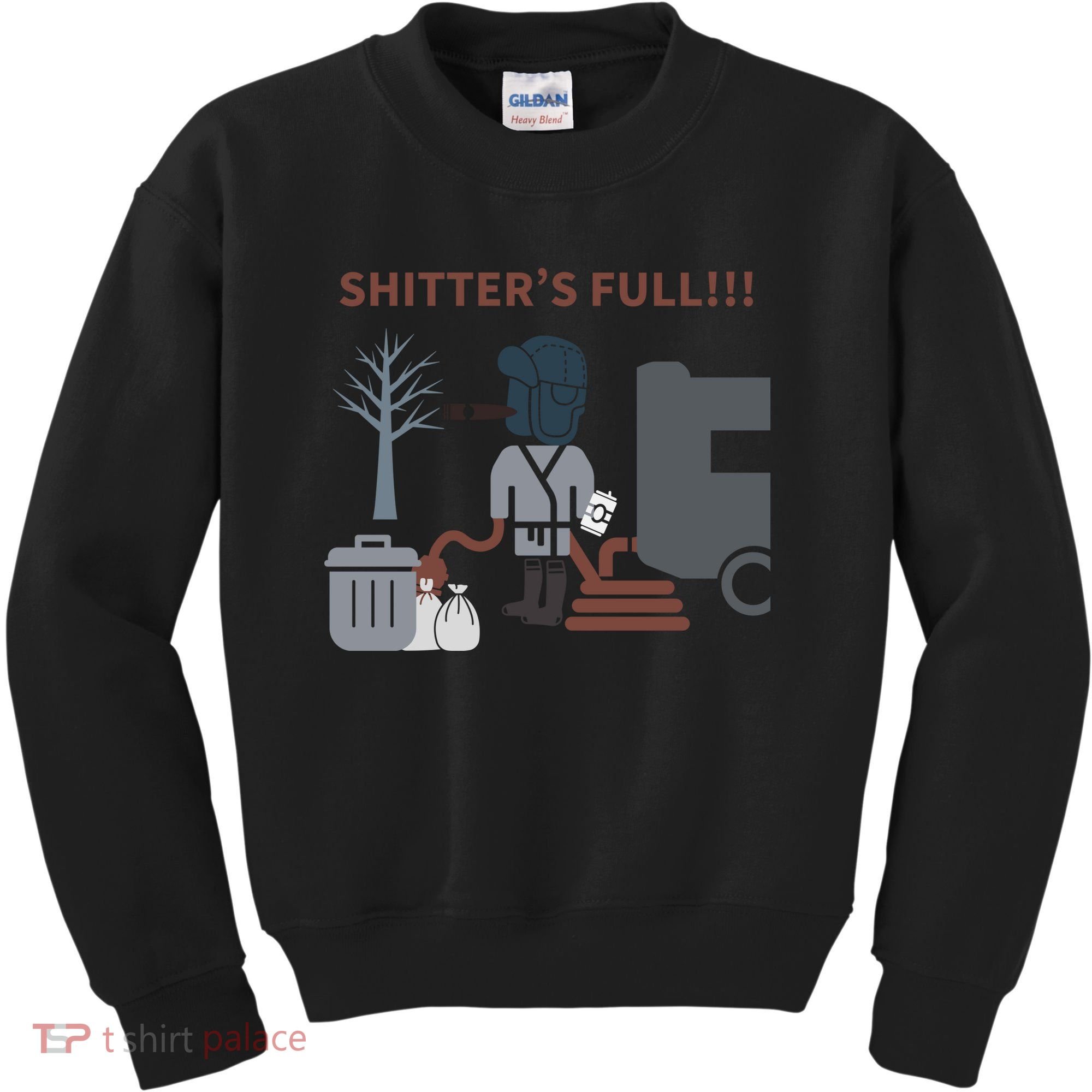 Cousin Eddie “Shitter’s Full” Kids Sweatshirt
