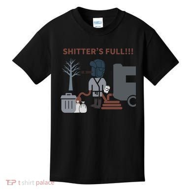Cousin Eddie “Shitter’s Full” Kids T-Shirt