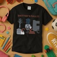 Cousin Eddie “Shitter’s Full” Kids T-Shirt thumb 3