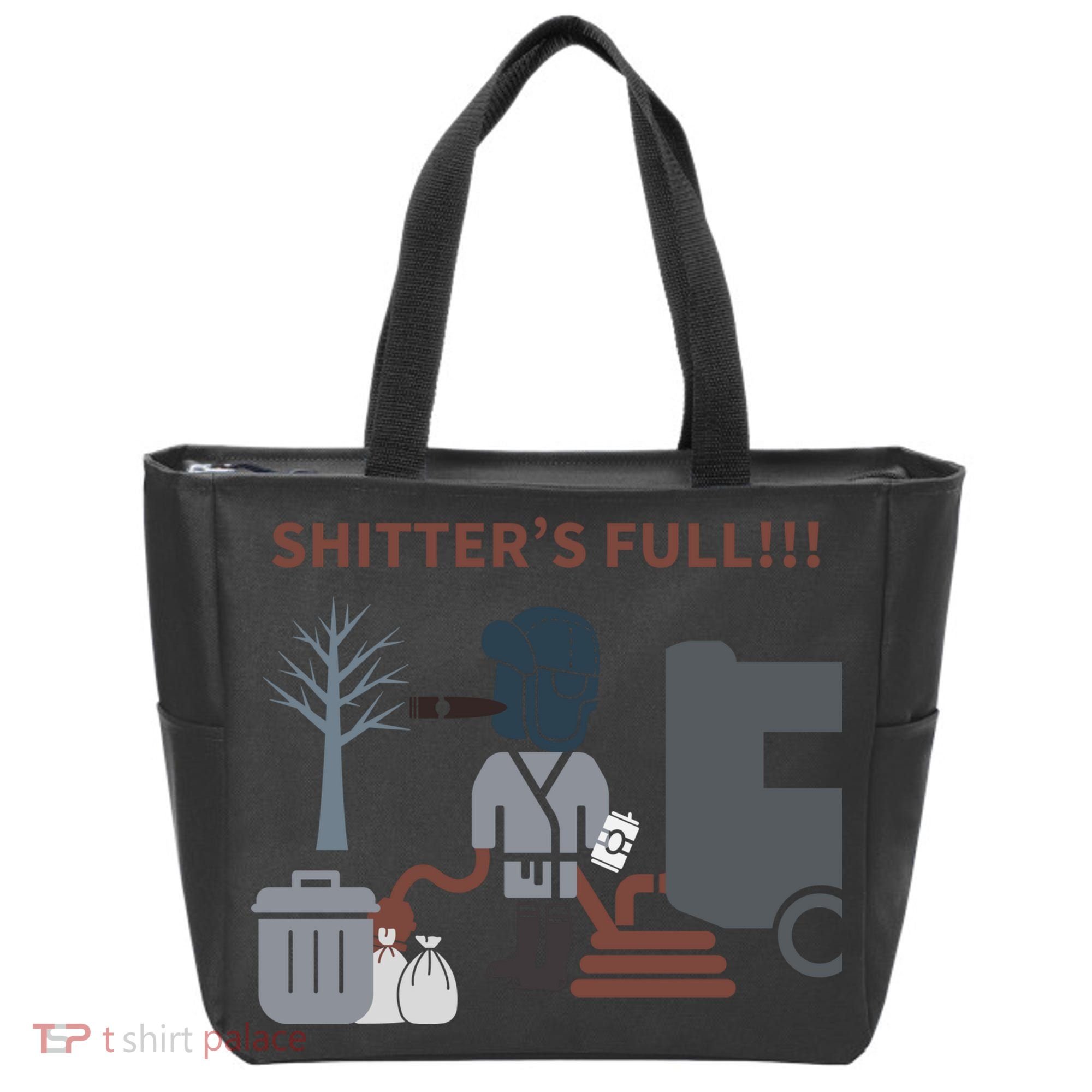 Cousin Eddie “Shitter’s Full” Tote Bag