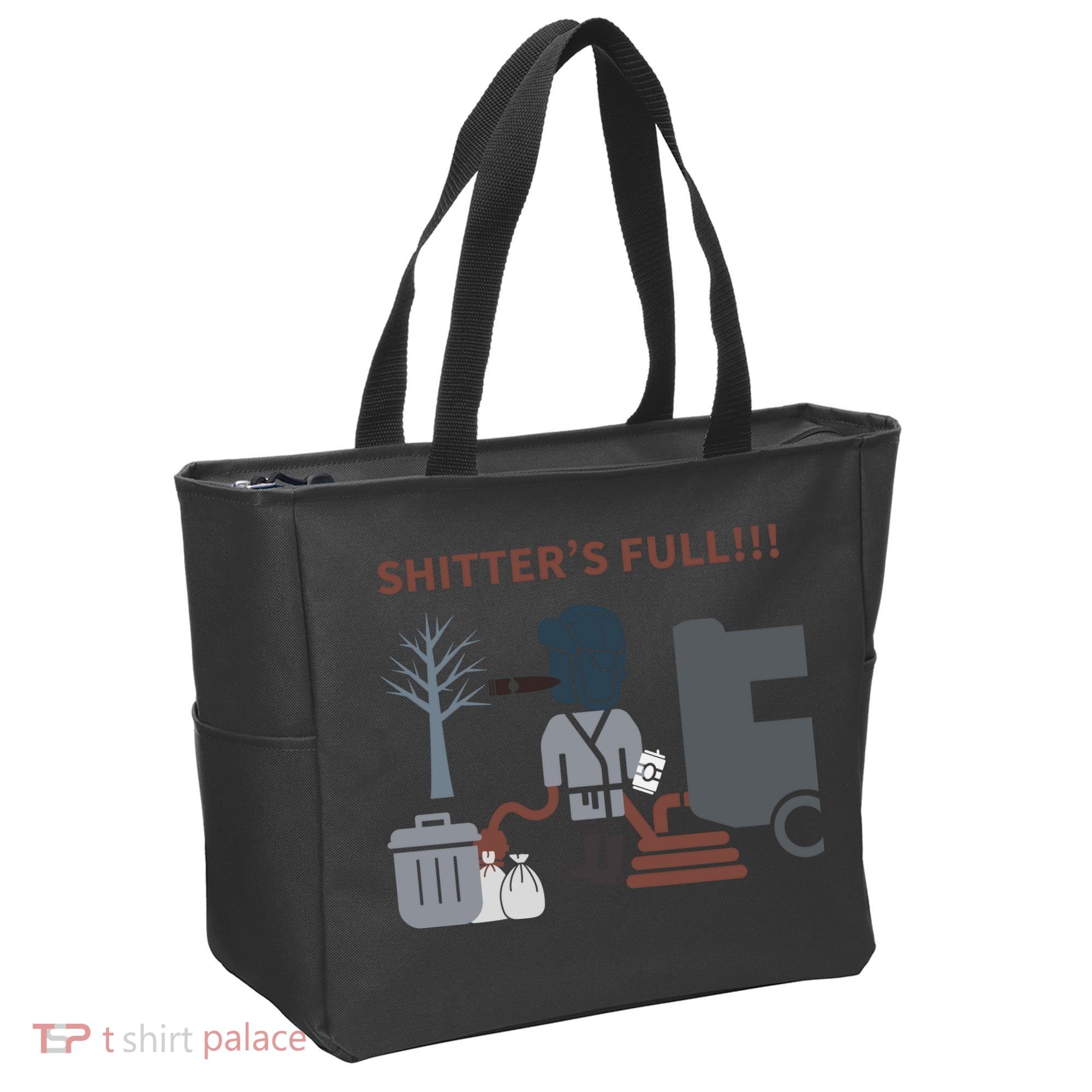 Cousin Eddie “Shitter’s Full” Tote Bag