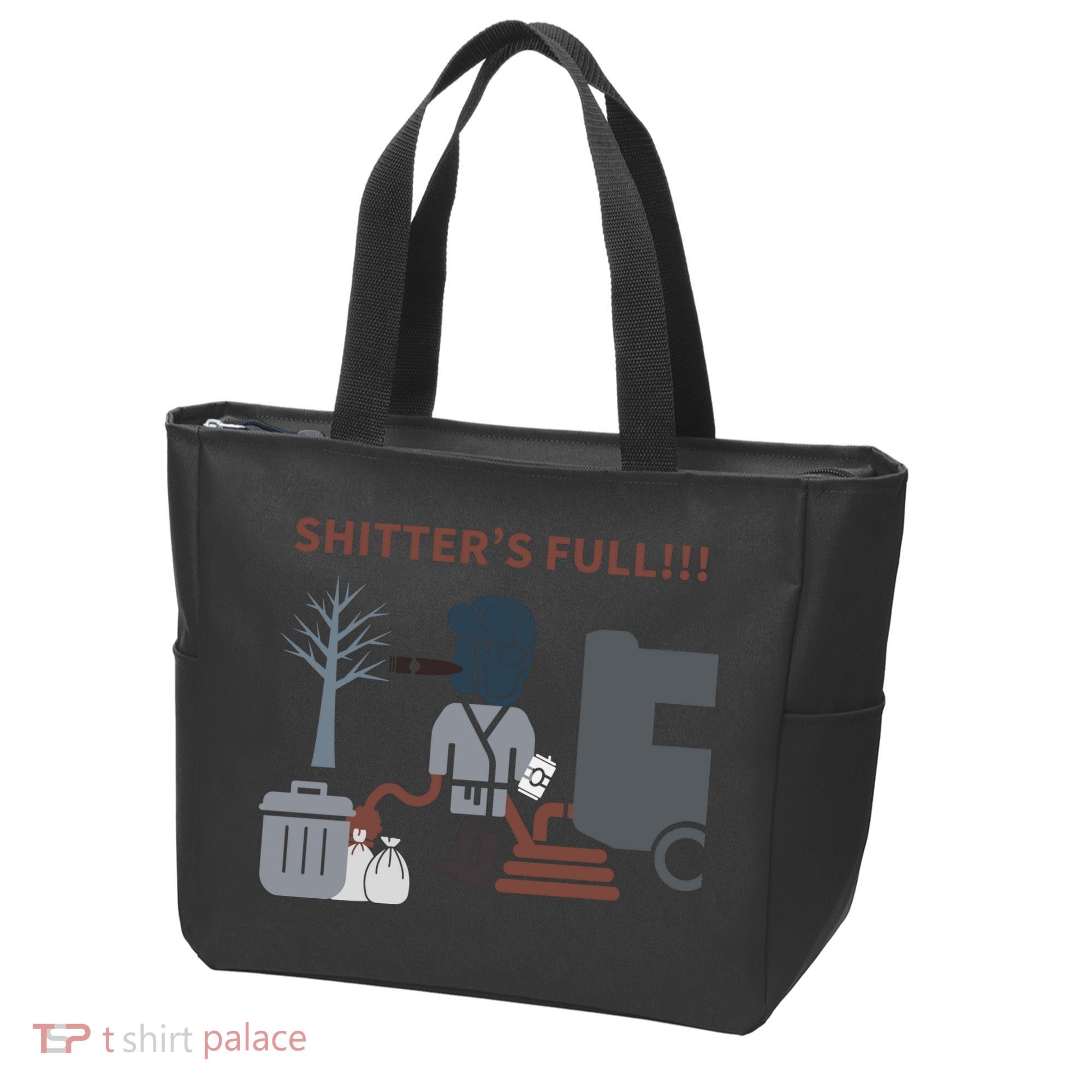 Cousin Eddie “Shitter’s Full” Tote Bag