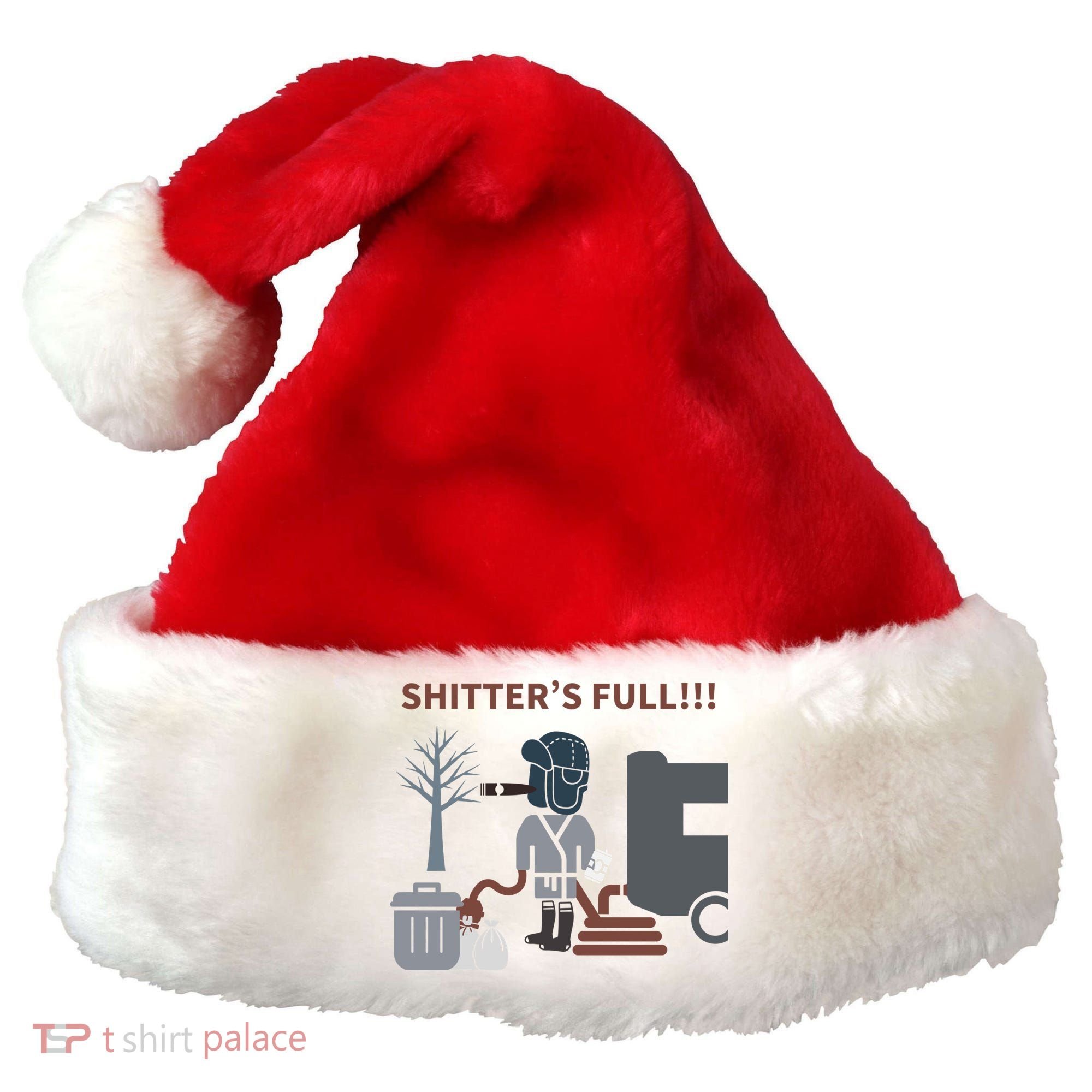 Cousin Eddie “Shitter’s Full” Santa Hat