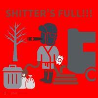 Cousin Eddie “Shitter’s Full” Santa Hat thumb 1