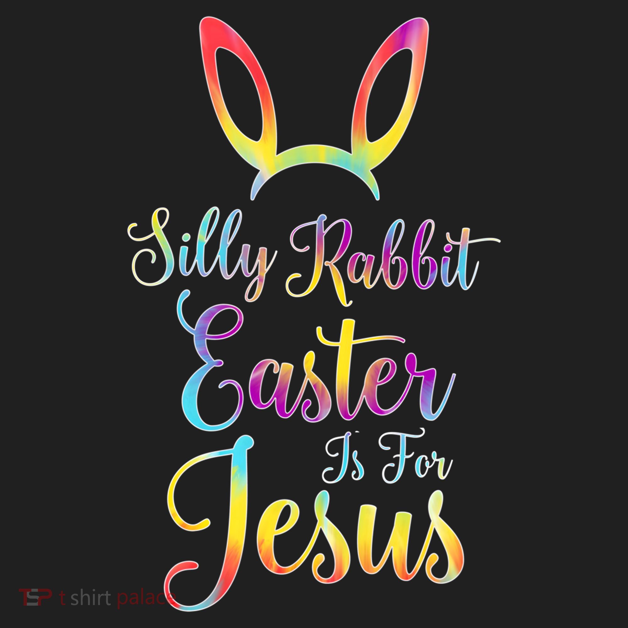 Christian Easter Silly Rabbit Easter Is For Jesus Gift Golf Towel